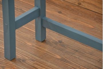 アンティーク家具　アンティーク ペイント仕上げ　横長作業台(6)　(机、在宅ワーク、在宅用デスク、作業台)