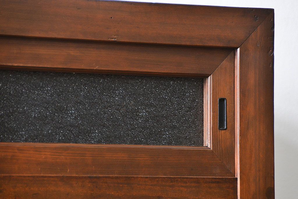 アンティーク家具　古民具・骨董 作りの良い　上品な3尺水屋箪笥　(食器棚、キャビネット)