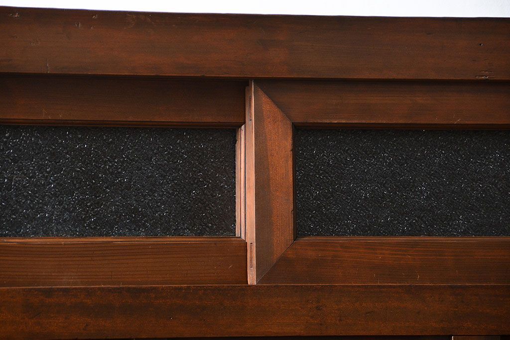 アンティーク家具　古民具・骨董 作りの良い　上品な3尺水屋箪笥　(食器棚、キャビネット)