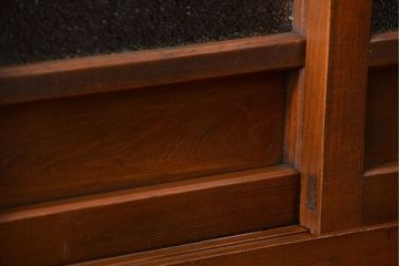 アンティーク家具　古民具・骨董 作りの良い　上品な3尺水屋箪笥　(食器棚、キャビネット)