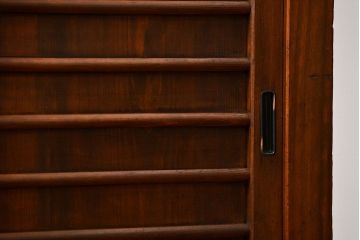 アンティーク家具　古民具・骨董 作りの良い　上品な3尺水屋箪笥　(食器棚、キャビネット)