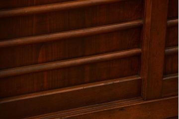 アンティーク家具　古民具・骨董 作りの良い　上品な3尺水屋箪笥　(食器棚、キャビネット)