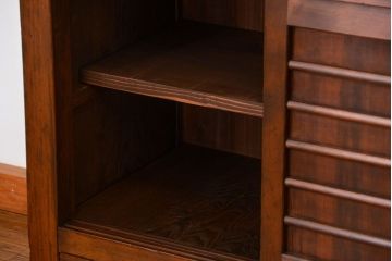 アンティーク家具　古民具・骨董 作りの良い　上品な3尺水屋箪笥　(食器棚、キャビネット)