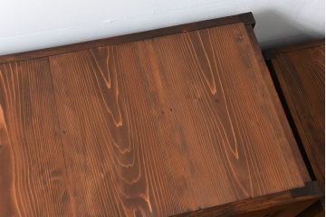 アンティーク家具　古民具・骨董 作りの良い　上品な3尺水屋箪笥　(食器棚、キャビネット)