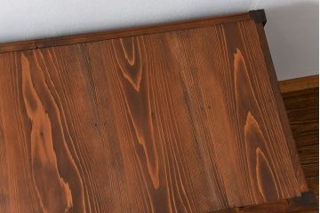 アンティーク家具　古民具・骨董 作りの良い　上品な3尺水屋箪笥　(食器棚、キャビネット)