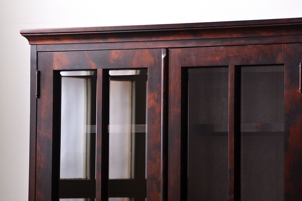 中古　北海道和光民芸家具　ブックケース(書棚、本棚、本箱)