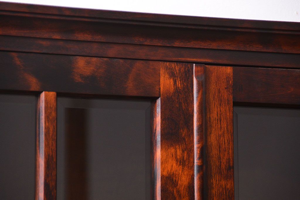 中古　北海道和光民芸家具　ブックケース(書棚、本棚、本箱)