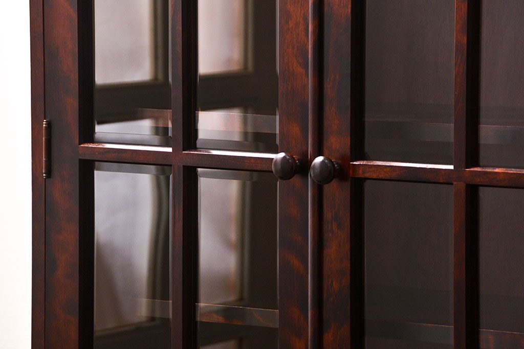 中古　北海道和光民芸家具　ブックケース(書棚、本棚、本箱)