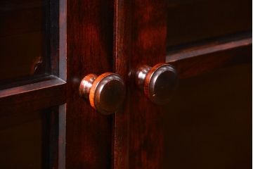 中古　北海道和光民芸家具　ブックケース(書棚、本棚、本箱)