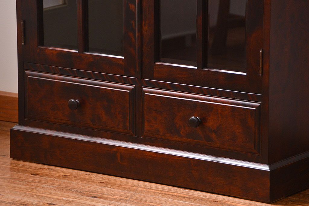 中古　北海道和光民芸家具　ブックケース(書棚、本棚、本箱)