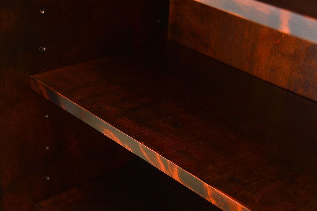 中古　北海道和光民芸家具　ブックケース(書棚、本棚、本箱)