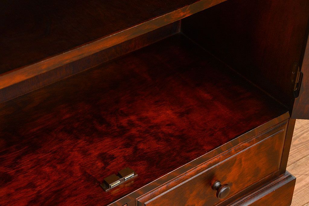 中古　北海道和光民芸家具　ブックケース(書棚、本棚、本箱)