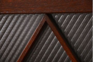 大正ロマン　菱型ガラス扉(窓)