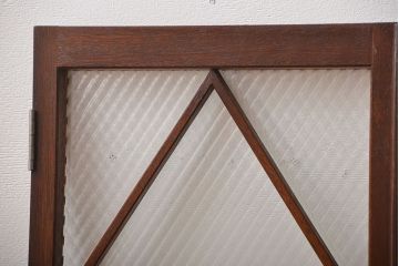 大正ロマン　菱型ガラス扉(窓)