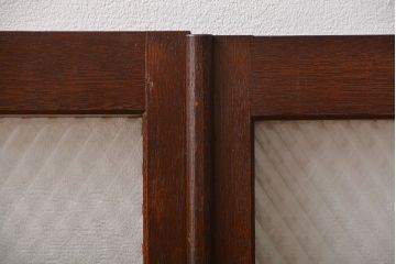 大正ロマン　菱型ガラス扉(窓)