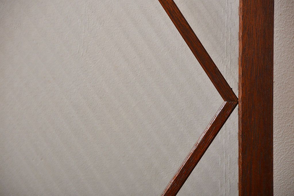 大正ロマン　菱型ガラス扉(窓)