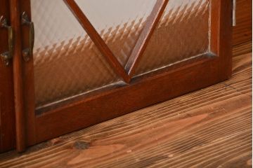 大正ロマン　菱型ガラス扉(窓)