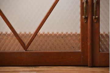 大正ロマン　菱型ガラス扉(窓)