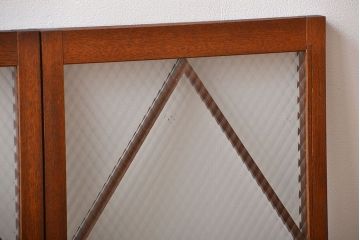 大正ロマン　菱型ガラス扉(窓)