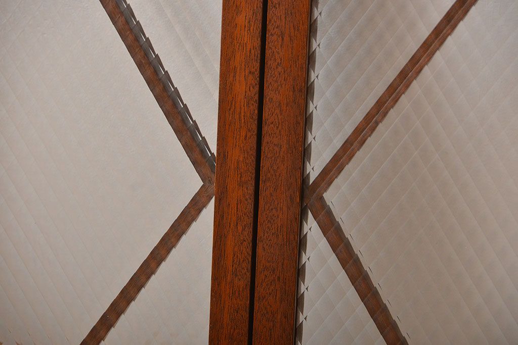 大正ロマン　菱型ガラス扉(窓)