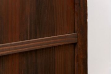 アンティーク 古い木のシンプルな板戸2枚セット(引き戸、窓)