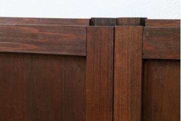 古民具・骨董 杉材一枚板の板戸　2枚セット(2)(窓、引き戸)