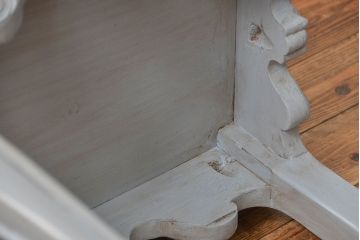 アンティーク雑貨　1960年代　ビンテージ海外家具　アンティークペイント　サイドテーブル(コンソールテーブル)