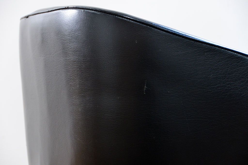 ヴィンテージ家具　1960〜70年代　レトロなデザインのビンテージキャスターチェア(椅子、イス)