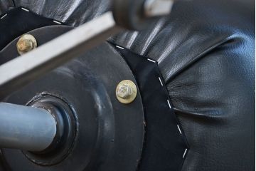 ヴィンテージ家具　1960〜70年代　レトロなデザインのビンテージキャスターチェア(椅子、イス)