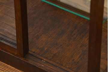 アンティーク家具　アンティーク 小さな卓上ガラスケース(1) (ショーケース、飾り棚)