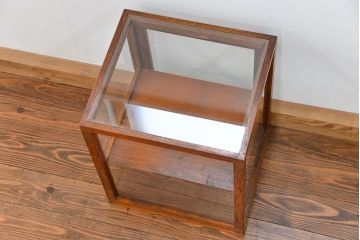 アンティーク家具　アンティーク 小さな卓上ガラスケース(2) (ショーケース、飾り棚)