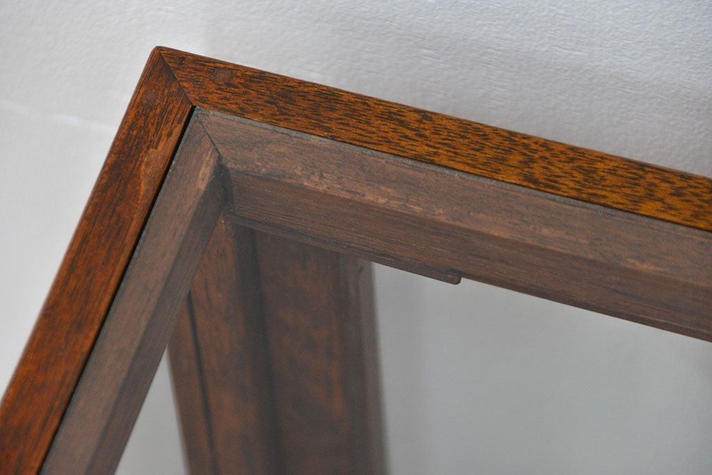 アンティーク家具　アンティーク 小さな卓上ガラスケース(2) (ショーケース、飾り棚)