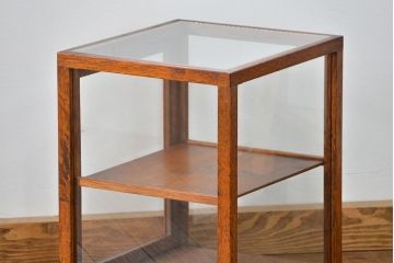 アンティーク家具　アンティーク 小さな卓上ガラスケース(2) (ショーケース、飾り棚)