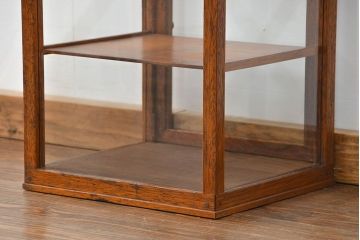 アンティーク家具　アンティーク 小さな卓上ガラスケース(2) (ショーケース、飾り棚)