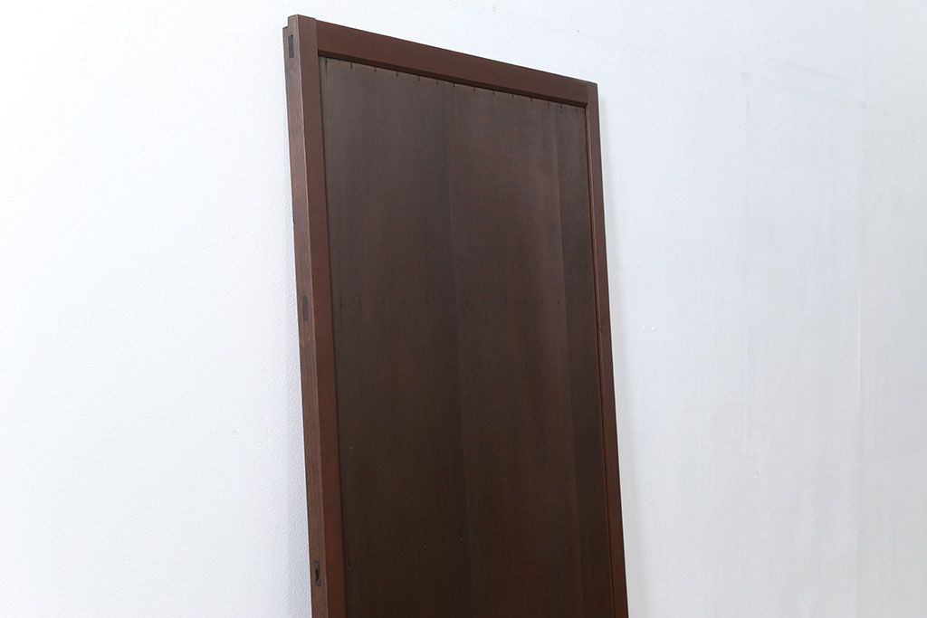 古民具・骨董 柾目の美しい上品な板戸　(引き戸)