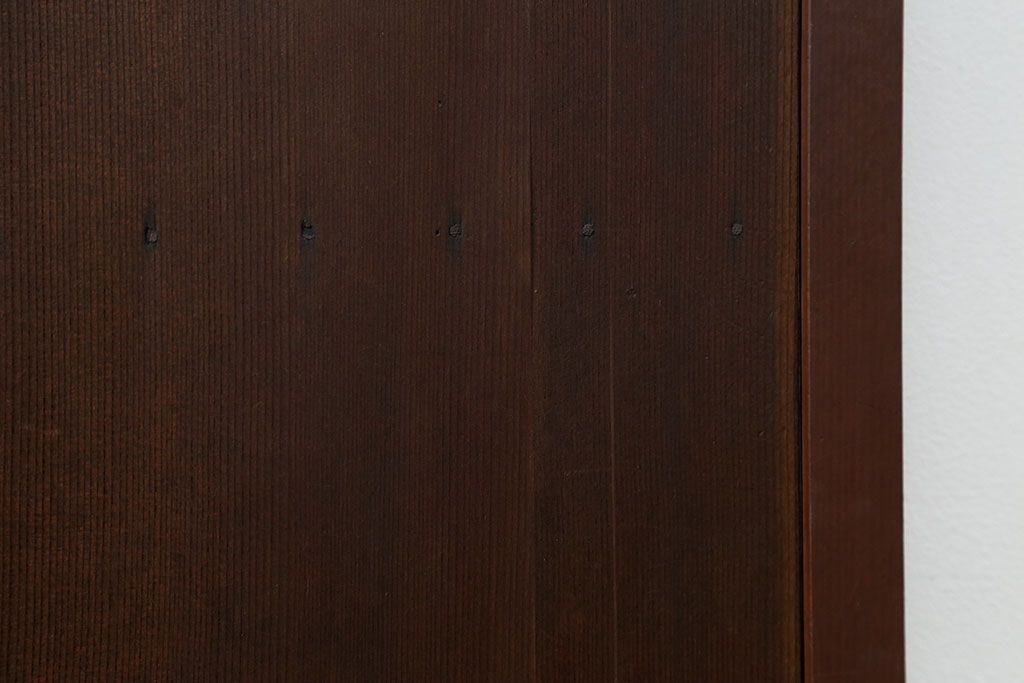 古民具・骨董 柾目の美しい上品な板戸　(引き戸)