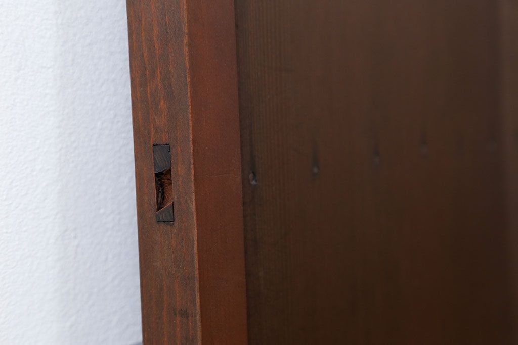 古民具・骨董 柾目の美しい上品な板戸　(引き戸)