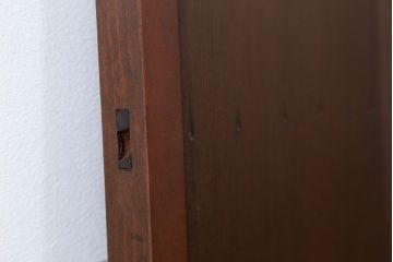 古民具・骨董 柾目の美しい上品な板戸　(引き戸)