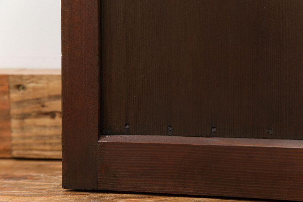 古民具・骨董 柾目の美しい上品な板戸　(引き戸)