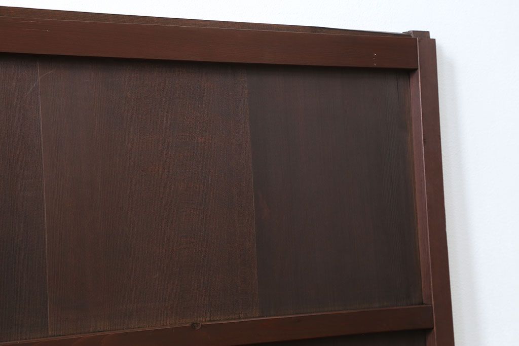 古民具・骨董 柾目の美しい上品な板戸　(引き戸)