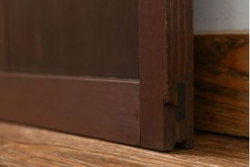 古民具・骨董 柾目の美しい上品な板戸　(引き戸)