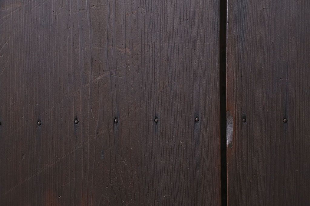 アンティーク 古い木のシンプルな扉　1枚　(ドア)