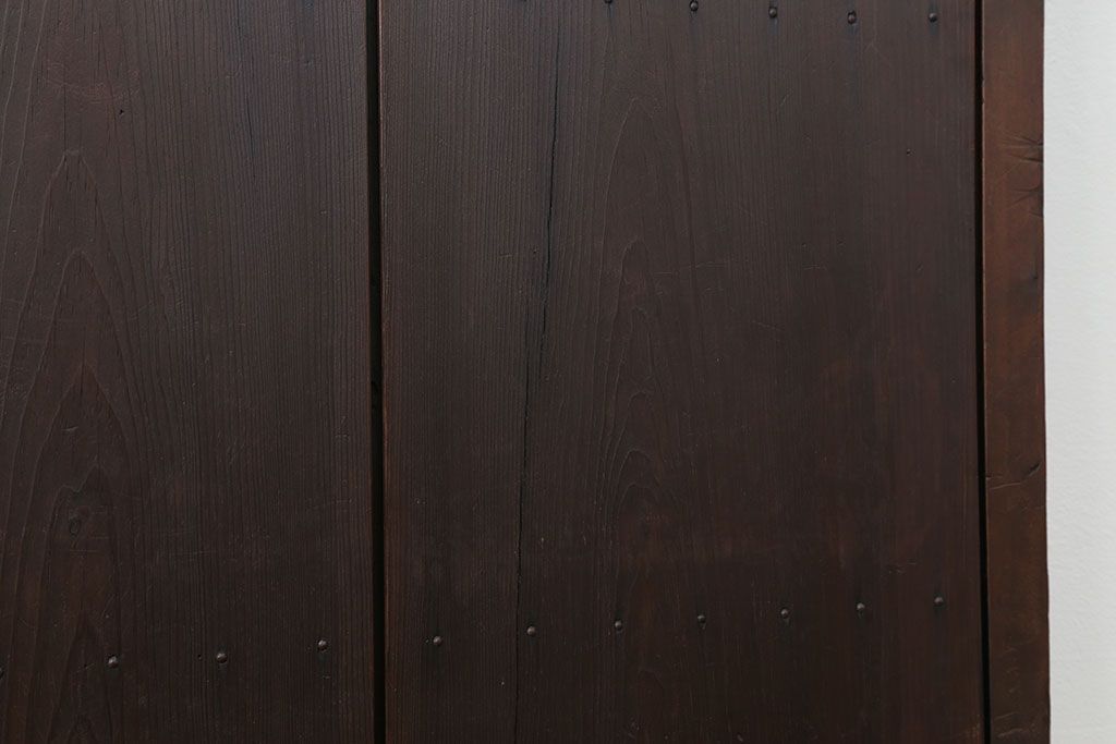 アンティーク 古い木のシンプルな扉　1枚　(ドア)