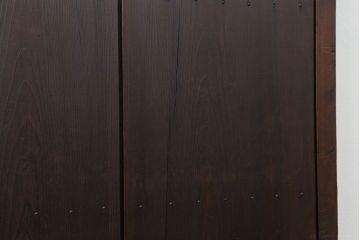 アンティーク 古い木のシンプルな扉　1枚　(ドア)