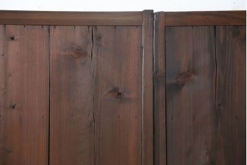 古民具・骨董 簡素な板戸5枚セット　(引き戸)