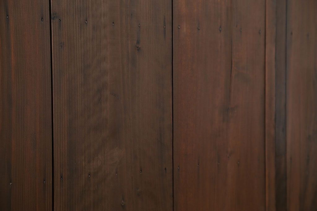 古民具・骨董 簡素な板戸5枚セット　(引き戸)