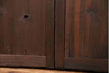 古民具・骨董 簡素な板戸5枚セット　(引き戸)