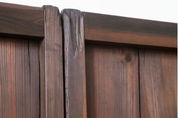 古民具・骨董 簡素な板戸5枚セット　(引き戸)