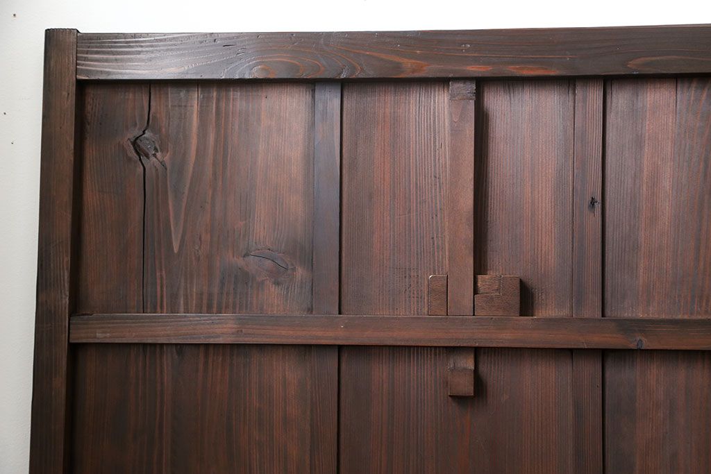 古民具・骨董 簡素な板戸5枚セット　(引き戸)