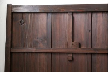 古民具・骨董 簡素な板戸5枚セット　(引き戸)